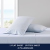 image:imageNautica  Twin Sheet Set with Fitted Sheet amp PillowcasePenny Pinstripe Blue