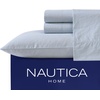image:imageNautica  Twin Sheet Set with Fitted Sheet amp PillowcasePenny Pinstripe Blue