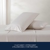 image:imageNautica  Twin Sheet Set with Fitted Sheet amp PillowcasePenny Pinstripe Brown
