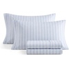 image:imageNautica  Twin Sheet Set with Fitted Sheet amp PillowcaseTayleur Stripe Blue