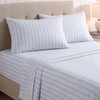 image:imageNautica  Twin Sheet Set with Fitted Sheet amp PillowcaseTayleur Stripe Blue