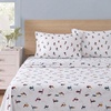 image:imageNautica  Twin Sheet Set with Fitted Sheet amp PillowcasesApres Skier White