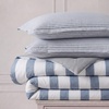 image:imageNautica  Twin Size Comforter Set with Matching ShamBlueWhiteGrey