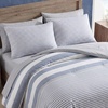 image:imageNautica  Twin Size Comforter Set with Matching ShamBlueWhiteGrey