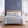 image:imageNautica  Twin Size Comforter Set with Matching ShamBlueWhiteGrey