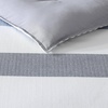 image:imageNautica  Twin Size Comforter Set with Matching ShamBlueWhiteGrey