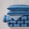 image:imageNautica  Twin Size Comforter Set with Matching ShamGilpin StripePenny Pinstripe Blue