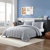 image:imageNautica  Twin Size Comforter Set with Matching ShamLongdale Solid Grey
