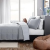 image:imageNautica  Twin Size Comforter Set with Matching ShamLongdale Solid Grey