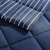 image:imageNautica  Twin Size Comforter Set with Matching ShamLongdale Stripe Navy