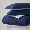 image:imageNautica  Twin Size Comforter Set with Matching ShamLongdale Stripe Navy