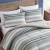 image:imageNautica  Twin Size Comforter Set with Matching ShamProspect Harbor Green