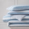 image:imageNautica  Twin Size Comforter Set with Matching ShamRiverside StripeTayleur Stripe Blue