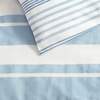 image:imageNautica  Twin Size Comforter Set with Matching ShamRiverside StripeTayleur Stripe Blue