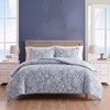 image:imageNautica  Twin Size Comforter Set with Matching ShamTortola Blue