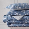 image:imageNautica  Twin Size Comforter Set with Matching ShamTortola Blue