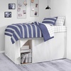 image:imageNautica  Twin Size Cotton Twill Bed Skirt with Split CornersWhite