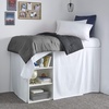 image:imageNautica  Twin Size Cotton Twill Bed Skirt with Split CornersWhite