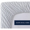image:imageNautica  Twin Size Fitted Sheet Cotton Percale BeddingBeaux Stripe Blue