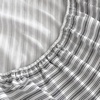 image:imageNautica  Twin Size Fitted Sheet Cotton Percale BeddingColeridge Stripe Charcoal