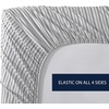 image:imageNautica  Twin Size Fitted Sheet Cotton Percale BeddingColeridge Stripe Charcoal