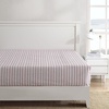 image:imageNautica  Twin Size Fitted Sheet Cotton Percale BeddingColeridge Stripe Red