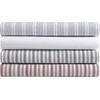 image:imageNautica  Twin Size Fitted Sheet Cotton Percale BeddingColeridge Stripe Red