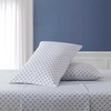 image:imageNautica  Twin Size Sheet Set with Fitted Sheet amp PillowcaseDiamond Anchor Blue