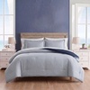image:imageNautica  Twin XL Reversible Comforter Set with Sheet SetHayes SolidHarmead Grey