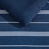 image:imageNautica  Twin XL Reversible Comforter Set with Sheet SetMariners Line SolidPlaid Blue