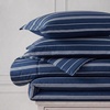 image:imageNautica  Twin XL Reversible Comforter Set with Sheet SetMariners Line SolidPlaid Blue