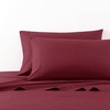 image:imageNautica  Twin XL Sheet Set with Fitted Sheet amp PillowcaseSolid Dark Red