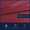 image:imageNautica  Twin XL Sheet Set with Fitted Sheet amp PillowcaseSolid Dark Red