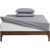 image:imageNautica  Twin XL Sheet Set with Fitted Sheet amp PillowcasesSolid Grey