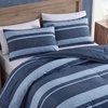 image:imageNautica  Twin XL Size Comforter Set with Matching ShamNavyBlue