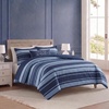 image:imageNautica  Twin XL Size Comforter Set with Matching ShamNavyBlue