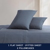 image:imageNautica  Twin XL Size Comforter Set with Matching ShamReece Plaid