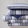 image:imageNautica  TwinTwin XL Reversible Comforter Set with Sheet SetPalm CoastStripe Blue