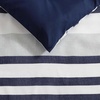 image:imageNautica  TwinTwin XL Reversible Comforter Set with Sheet SetPalm CoastStripe Blue