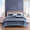 image:imageNautica  TwinTwin XL Size Comforter Set with Matching ShamColton Blue