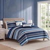 image:imageNautica  TwinTwin XL Size Comforter Set with Matching ShamColton Blue
