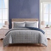 image:imageNautica  TwinTwin XL Size Comforter Set with Matching ShamDeclan Fisher Bay Blue