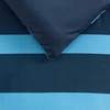 image:imageNautica  TwinTwin XL Size Comforter Set with Matching ShamKeelson StripeSolid Blue