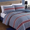 image:imageNautica  TwinTwin XL Size Comforter Set with Matching ShamKennedy Stripe Navy