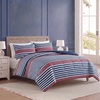 image:imageNautica  TwinTwin XL Size Comforter Set with Matching ShamKennedy Stripe Navy