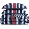 image:imageNautica  TwinTwin XL Size Comforter Set with Matching ShamKennedy Stripe Navy