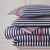 image:imageNautica  TwinTwin XL Size Comforter Set with Matching ShamKennedy Stripe Navy