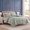 image:imageNautica  TwinTwin XL Size Comforter Set with Matching ShamPark Stripe Sage Green