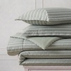 image:imageNautica  TwinTwin XL Size Comforter Set with Matching ShamPark Stripe Sage Green