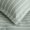 image:imageNautica  TwinTwin XL Size Comforter Set with Matching ShamPark Stripe Sage Green